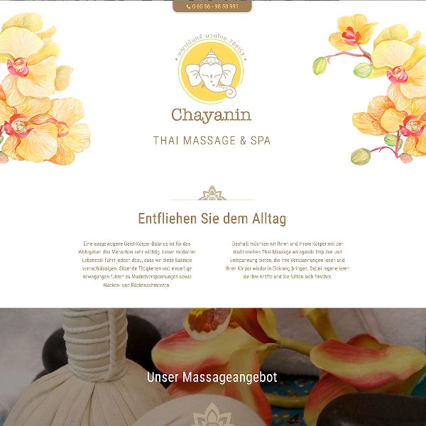 Webdesign Thaimassage