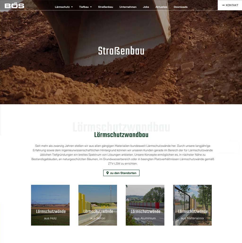 Webdesign BÖS Tiefbau Bad Soden-Salmünster