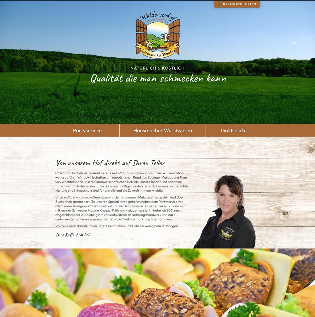 Webdesign Bauernhof