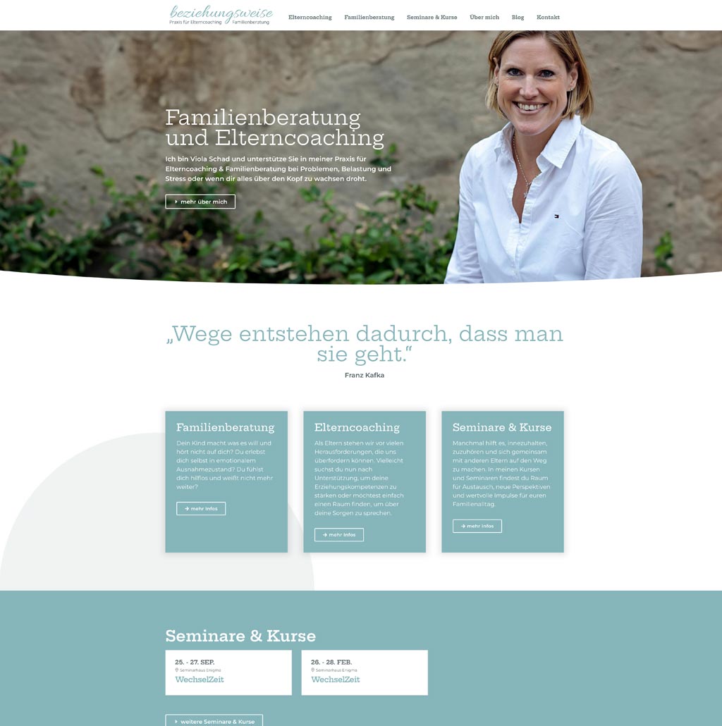 Webdesign Elterncoaching