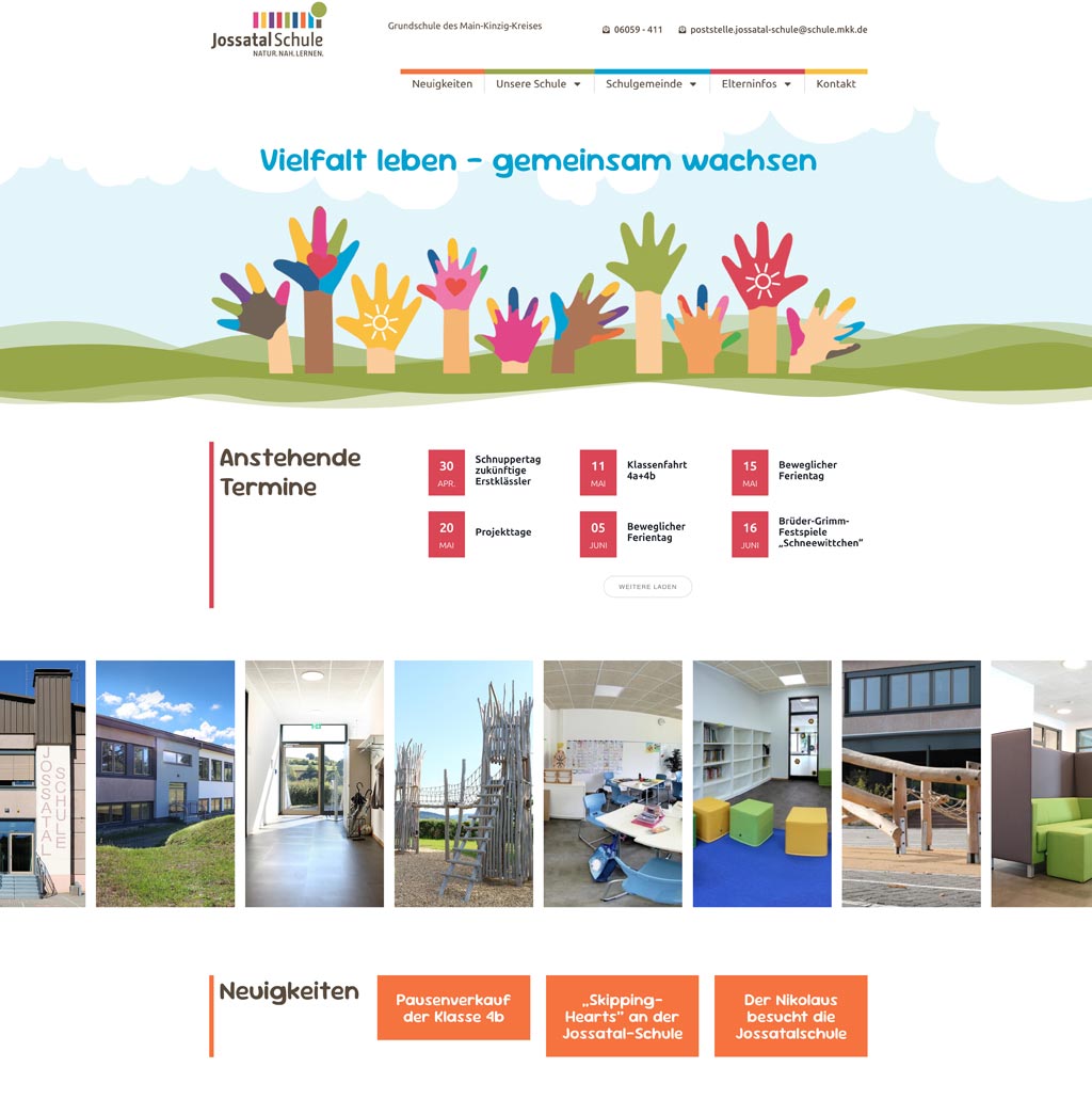 Webdesign Grundschule